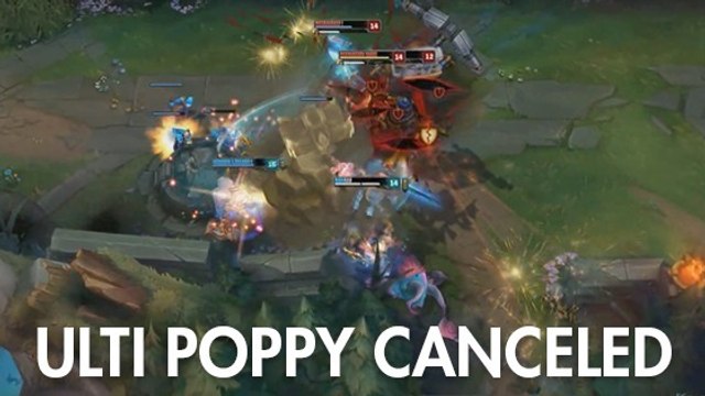 League of Legends : on peut annuler l'ultime de Poppy