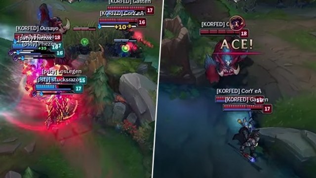 League of Legends : cette équipe remporte la partie grâce à un wombo combo magique