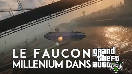 GTA 5 : un nouveau mod qui vous permet de piloter le faucon Millénium