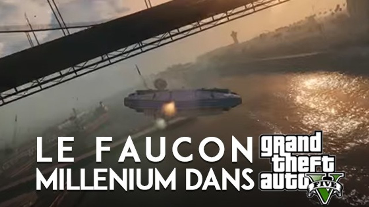 GTA 5 : un nouveau mod qui vous permet de piloter le faucon Millénium