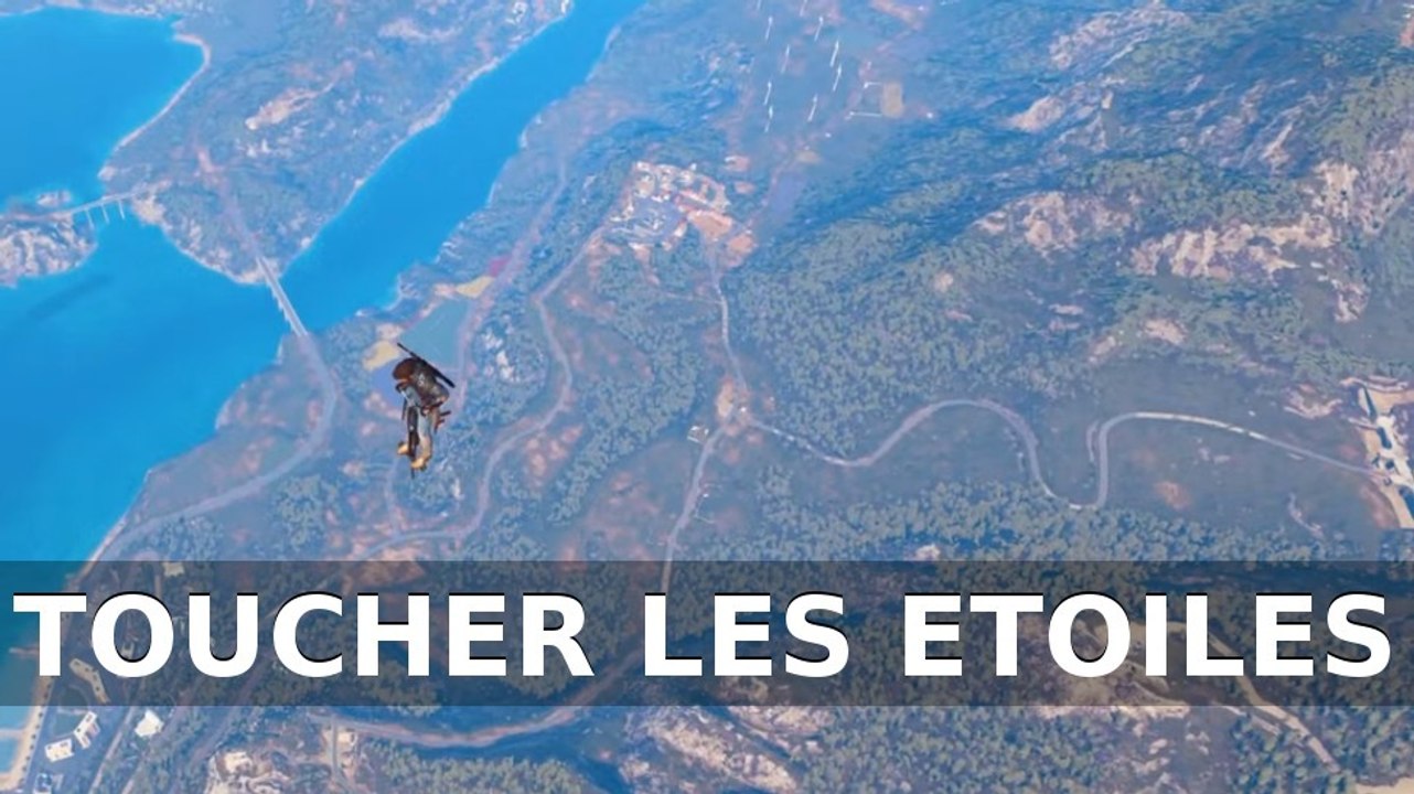 Just Cause 3 : il saute plus haut que les nuages grâce à un objet bien particulier