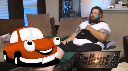 Fallout 4 : il se fait percuter par une voiture en pleine partie dans son salon