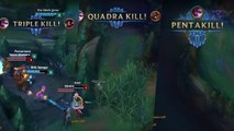 League of Legends : Vayne prend un pentakill au niveau 1 grâce à une invade de génie