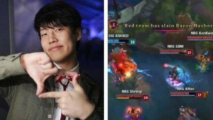 Download Video: League of Legends : ce midlaner Coréen vole deux Baron Nashor dans une seule game de LCS NA