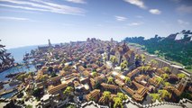 Minecraft : une équipe recréée entièrement la ville d'Assassin's Creed IV
