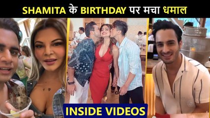 Fun Inside Videos Shamita's Crazy Birthday Bash, Rakhi's Funny Reaction | Shilpa, Rakhi, Umar & More
