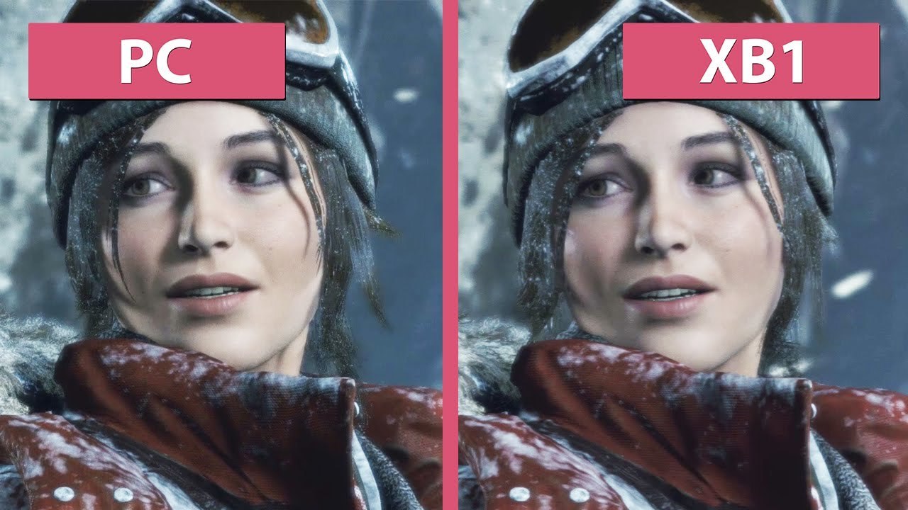 Tomb Raider : comparaison graphique entre le version Xbox One et PC du  dernier opus - Vidéo Dailymotion