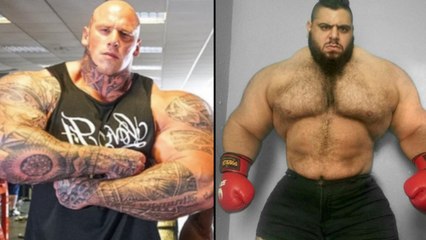 Nightmare vs. Hulk: Zwei Bodybuilder begegnen sich im MMA-Käfig!
