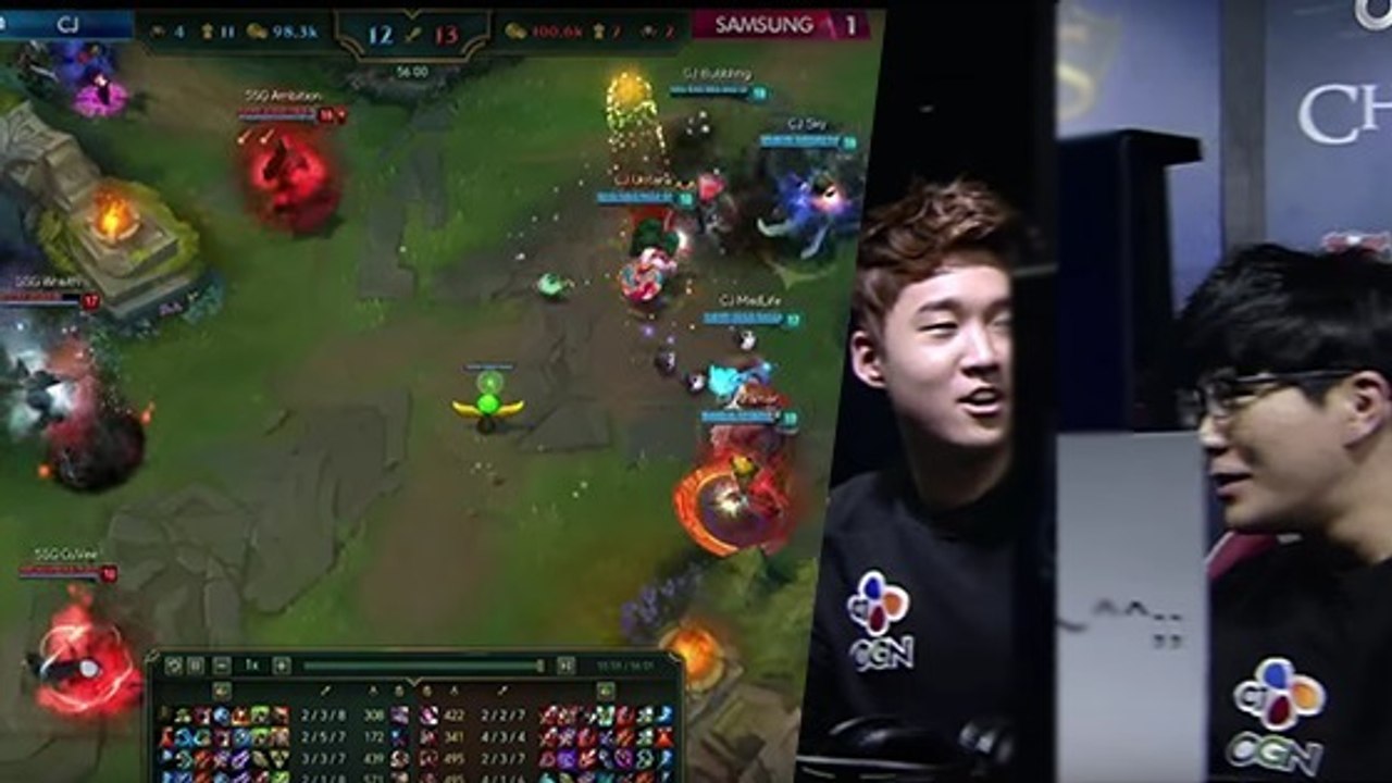 League of Legends : la fantastique fin de partie entre CJ Entus et Samsung en LCK