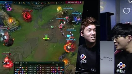 League of Legends : la fantastique fin de partie entre CJ Entus et Samsung en LCK