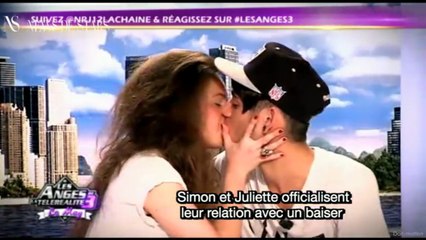 Juliette et Simon de Secret Story 5 s'embrassent dans le zapping people