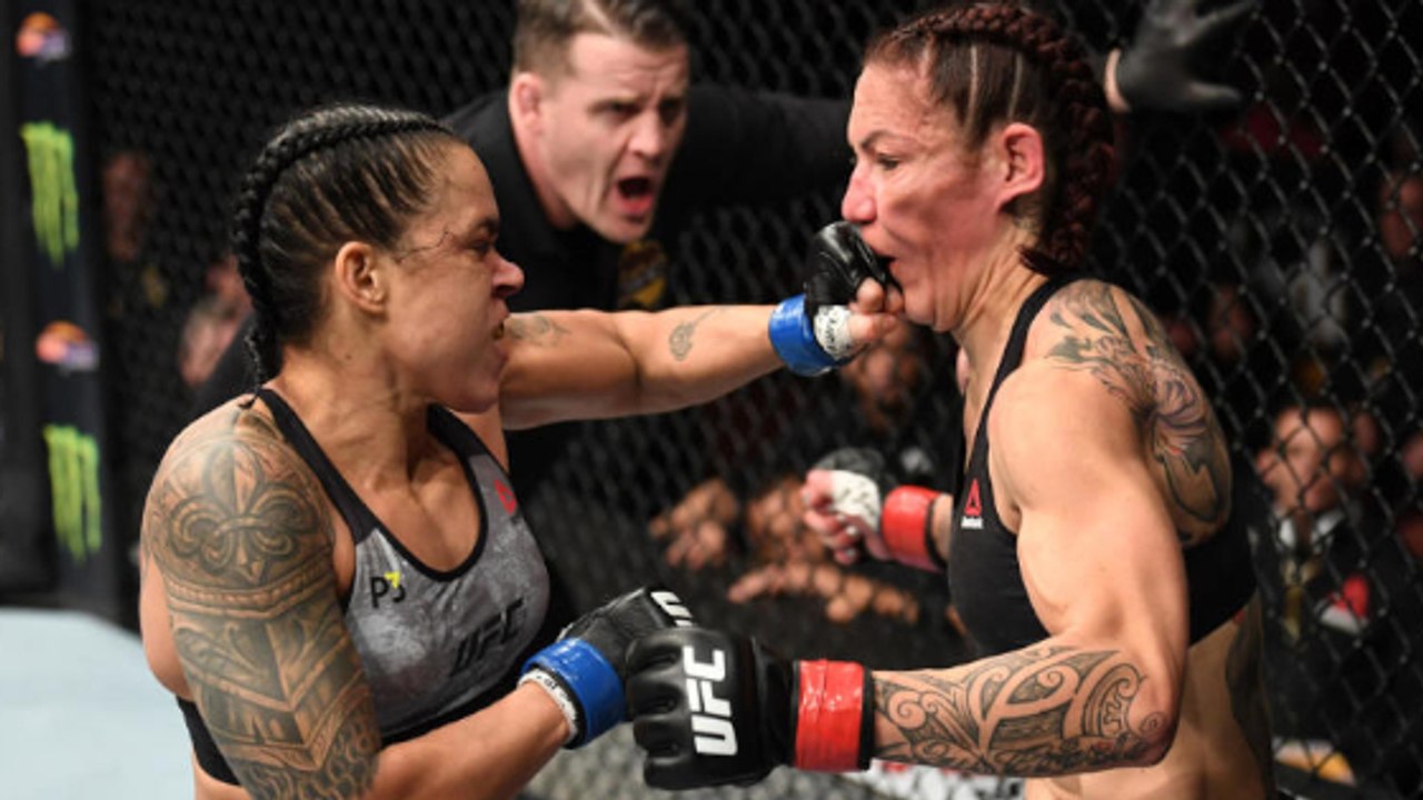 Amanda Nunes schockiert alle, als sie Cris Cyborg in einer Minute komplett zerstört