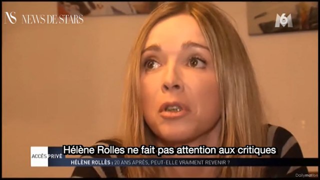 Hélène Rolles ne se préoccupe pas des critiques dans le Zapping de News de Stars