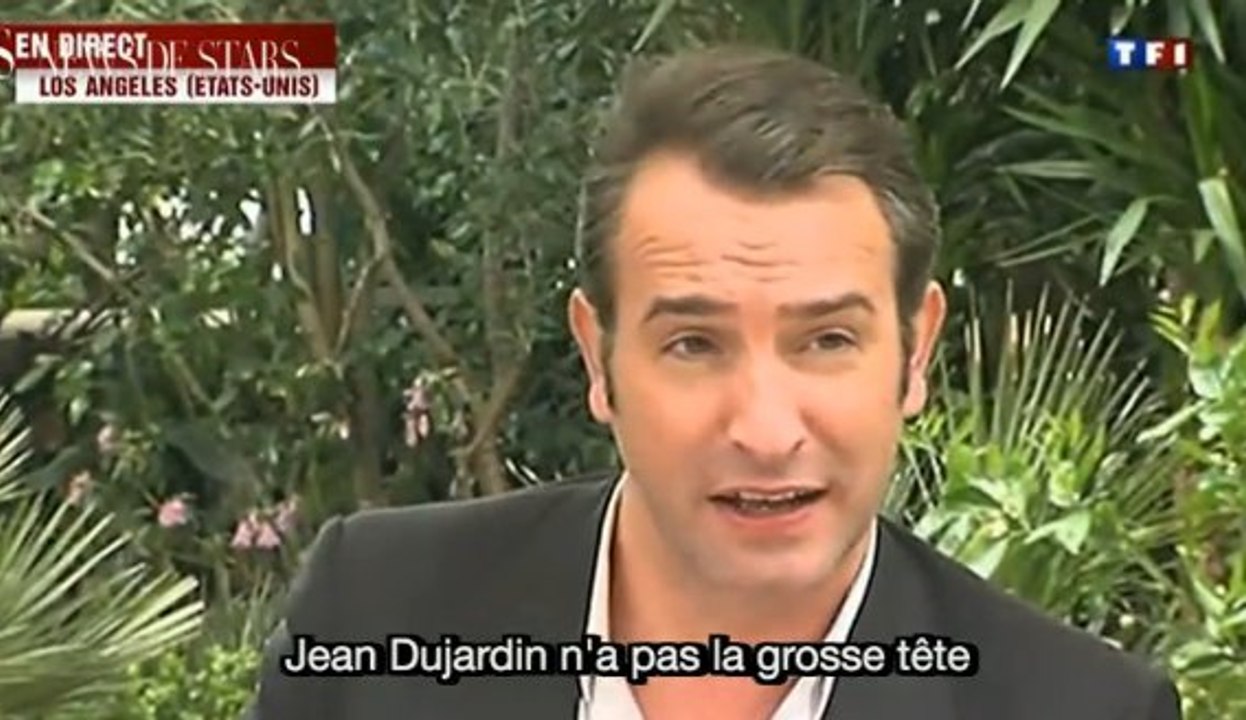 Jean Dujardin ne prend pas la grosse tête dans le Zapping de News de