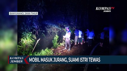 Mobil Masuk Jurang Sedalam 30 Meter, Suami Istri Tewas