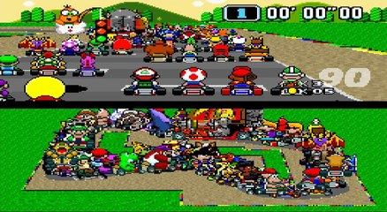 Une course Mario Kart avec 101 joueurs c'est l'enfer
