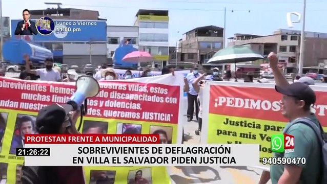 VES: Sobrevivientes por deflagración protestan por abandono de las autoridades
