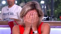 Anne-Sophie Lapix : Enorme fou rire sur le plateau de C à vous