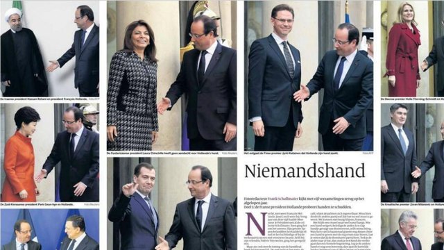 Les poignées de mains ratées de François Hollande font le buzz