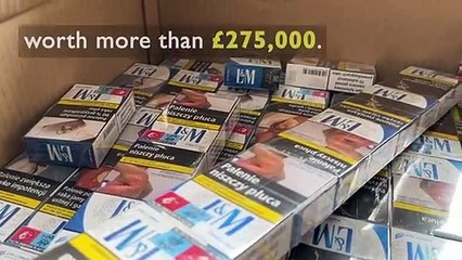 Cigarettes and tobacco seized in police raids