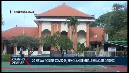 20 Siswanya Positif Covid-19, SMA N 7 Denpasar Kembali Belajar Daring