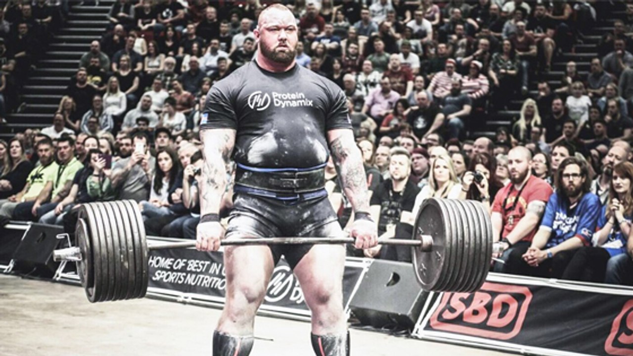 Europe's strongest man 2019: "der berg" versucht alle in den boden zu stemmen
