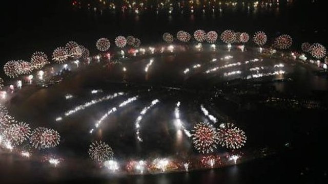 Le plus grand feu d'artifice du monde à Dubaï