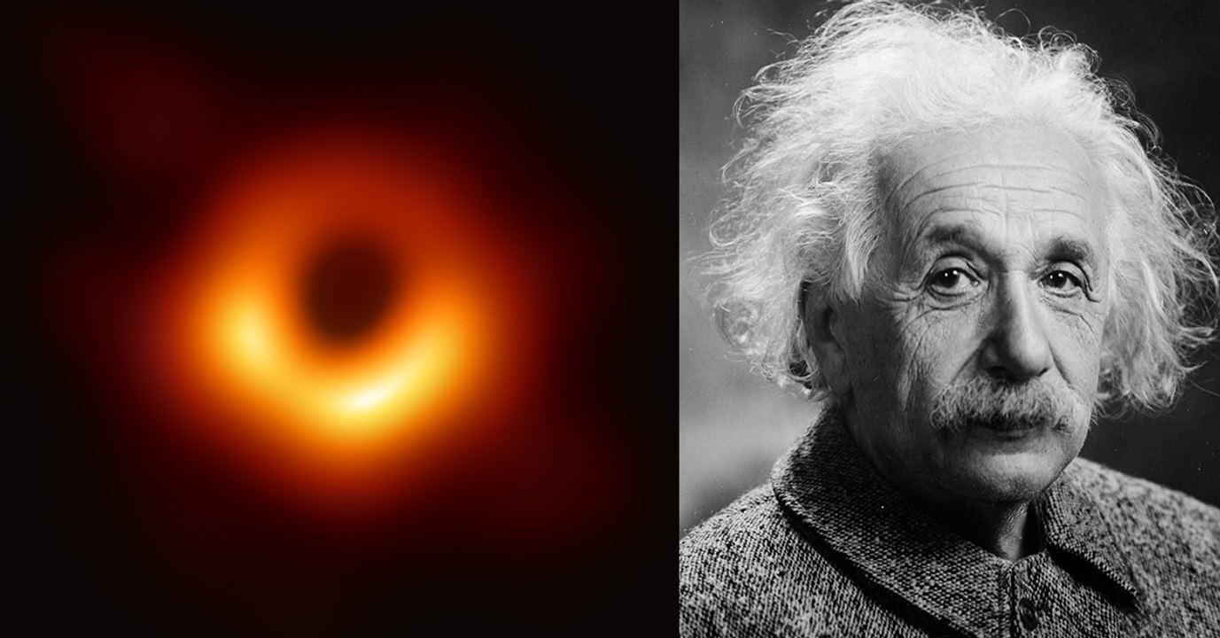 Das erste foto von einem schwarzen loch zeigt, ob albert einstein recht hatte