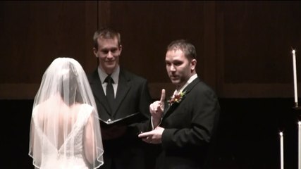 Cet homme va interrompre sa cérémonie de mariage. Vous ne devinerez jamais pourquoi