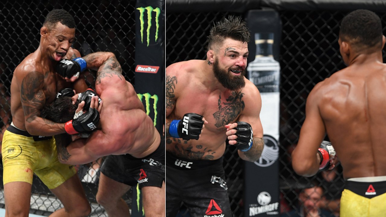 Mike Perry und Alex Oliveira liefern sich einen epischen Kampf