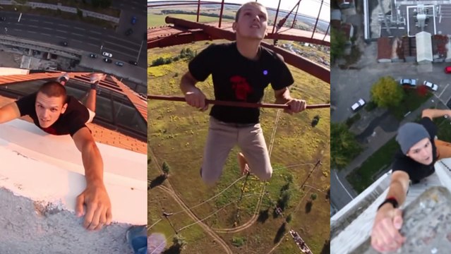 Cet Ukrainien n'a pas peur du vide. Mais il va vous donner le vertige