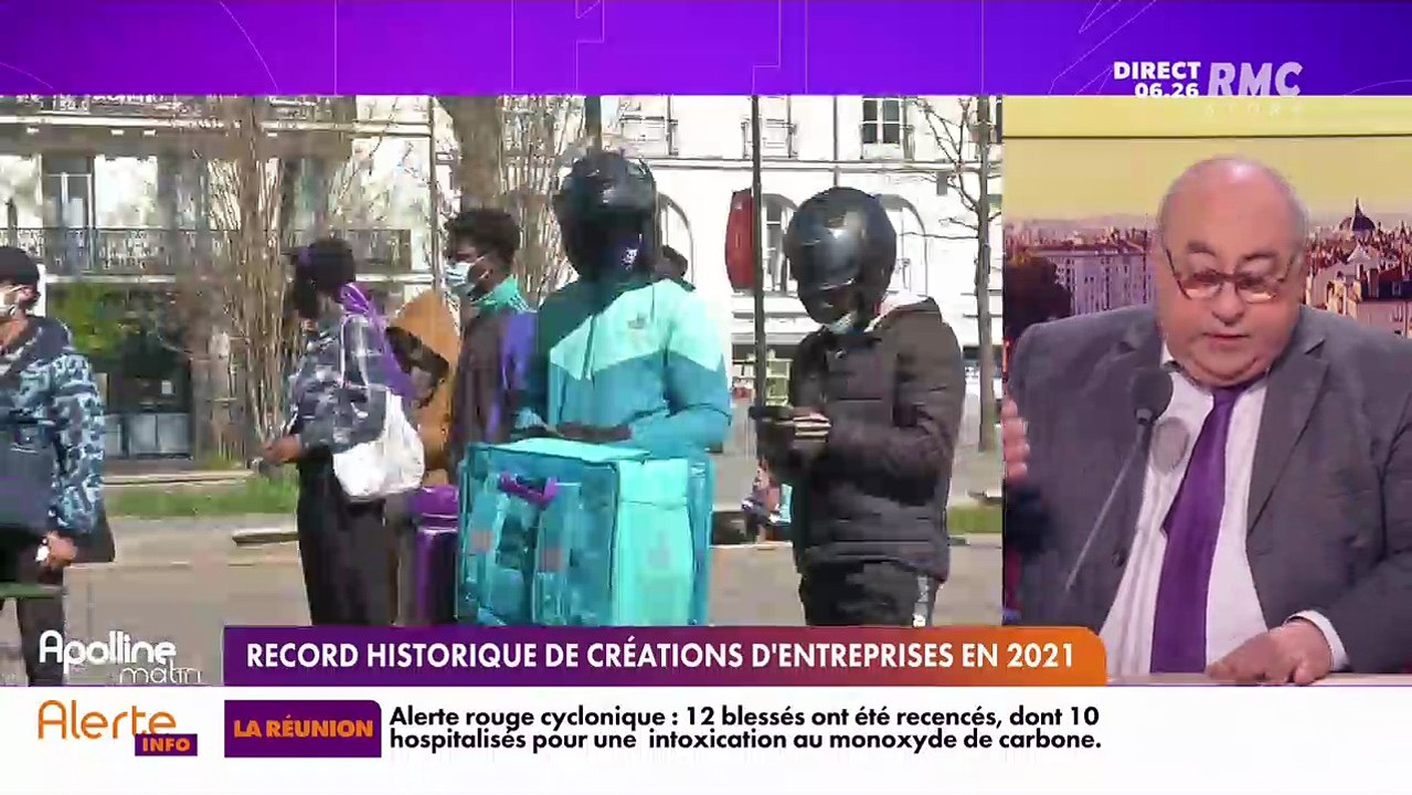 L’info éco/conso du jour d’Emmanuel Lechypre : Record historique de créations d'entreprises en 2021 - 03/02
