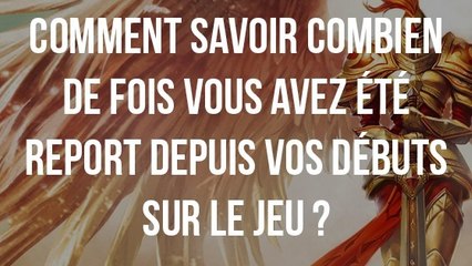 Tải video: League of Legends : comment savoir combien de fois vous avez été report depuis vos débuts sur le jeu ?