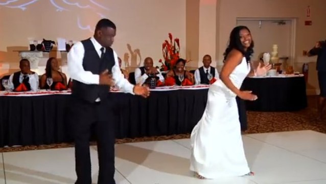 Un père et sa fille ont réalisé une chorégraphie lors d'un mariage. Émotions garanties