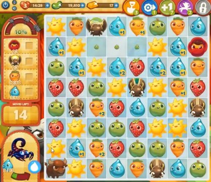 Farm Heroes Saga niveau 714 : solution et astuces pour passer le niveau