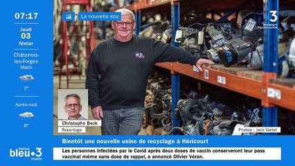 03/02/2022 - Le 6/9 de France Bleu Belfort Montbéliard en vidéo