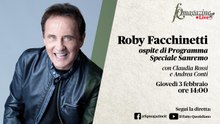 Sanremo 2022, Roby Facchinetti opinionista speciale in diretta con Claudia Rossi e Andrea Conti