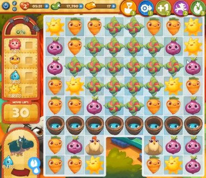 Farm Heroes Saga niveau 715 : solution et astuces pour passer le niveau