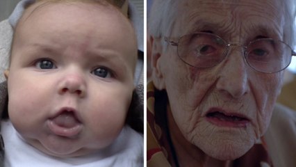 Voilà comment vieillit notre visage de 0 à 100 ans. Vous allez être étonné