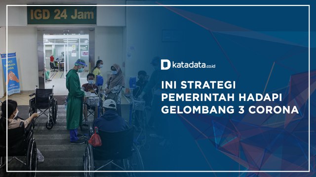 Ini Strategi Pemerintah Hadapi Gelombang 3 Corona | Katadata Indonesia