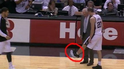 Ce basketteur a eu un problème lors d'un match. Il ne s'attendait pas à ça