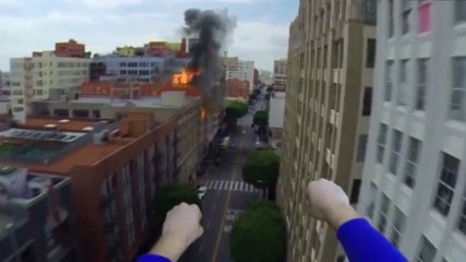 A quoi ressemble une mission de Superman ? Voici la réponse, filmée en GoPro