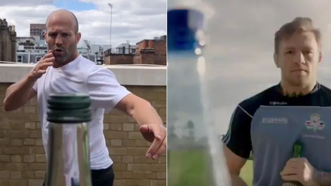 Bottle Cap Challenge: Jason Statham und Conor McGregor stellen sich dieser Herausforderung