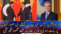 We will discuss CPEC and the regional situation in China visit: FM Qureshi