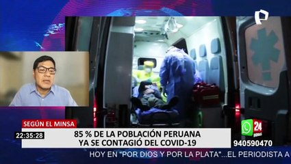 Minsa: 85% de la población ya se contagió de COVID-19 durante las tres olas