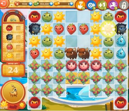 Farm Heroes Saga niveau 824 : solution et astuces pour passer le niveau