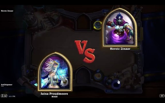 Hearthstone : battre Zinaar Héroïque dans la Ligue des Explorateurs - deck et solution vidéo