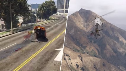 GTA 5 : voici à quoi ressemble les chutes les plus violentes du jeu