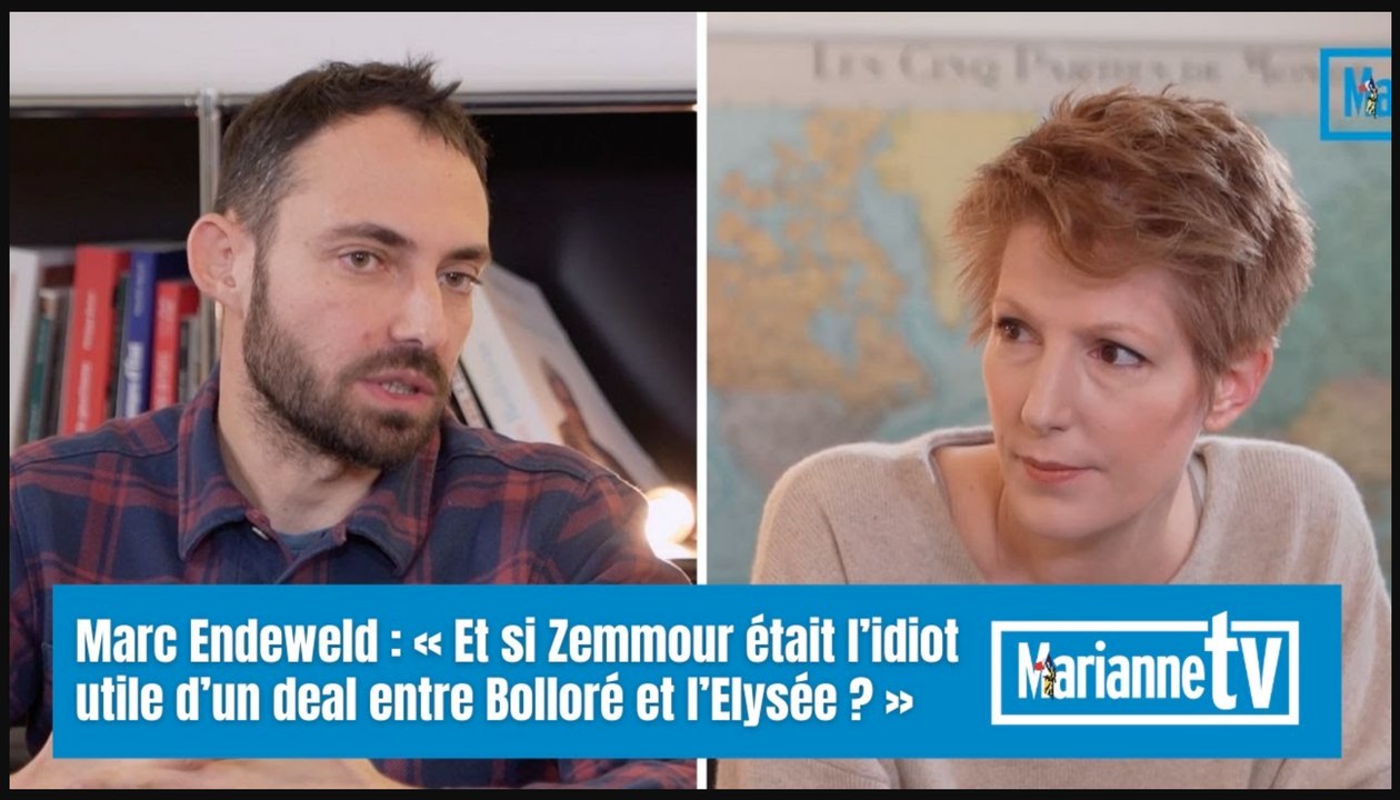 Marc Endeweld : « Et si Zemmour était l’idiot utile d’un deal entre Bolloré et l’Elysée ? »