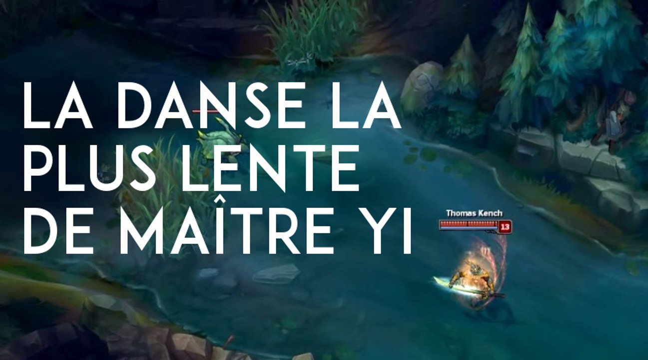 League of Legends : Maitre Yi est capable de danser en slow-motion pour impressionner ses adversaires